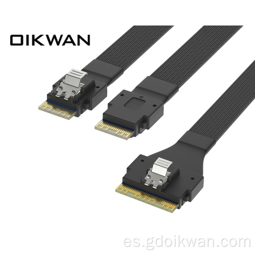 Slimsas SFF-8654 8i a 2SFF-8654 4i Cable